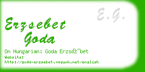 erzsebet goda business card